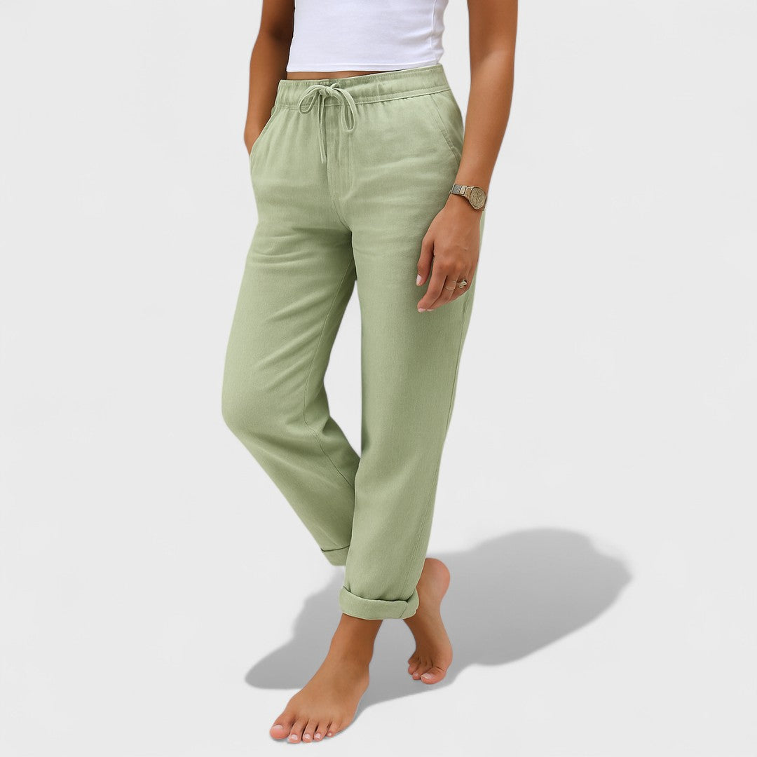 Κλάρα - λινά Stretch Pants