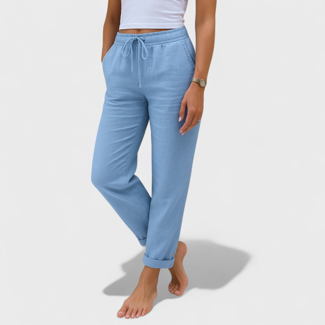 Κλάρα - λινά Stretch Pants
