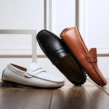Αναπαυτικά Δερμάτινα Καλοκαιρινά Loafers