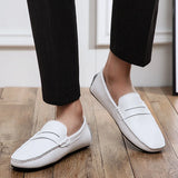 Αναπαυτικά Δερμάτινα Καλοκαιρινά Loafers