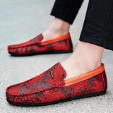 Λεοπάρδαλη Δερμάτινα Loafers