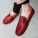 Λεοπάρδαλη Δερμάτινα Loafers