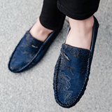 Λεοπάρδαλη Δερμάτινα Loafers