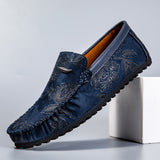 Λεοπάρδαλη Δερμάτινα Loafers