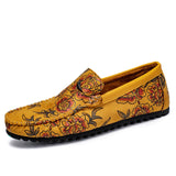 Λεοπάρδαλη Δερμάτινα Loafers