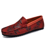 Λεοπάρδαλη Δερμάτινα Loafers