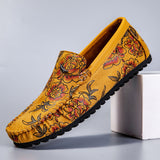 Λεοπάρδαλη Δερμάτινα Loafers