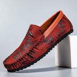 Λεοπάρδαλη Δερμάτινα Loafers