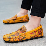 Λεοπάρδαλη Δερμάτινα Loafers