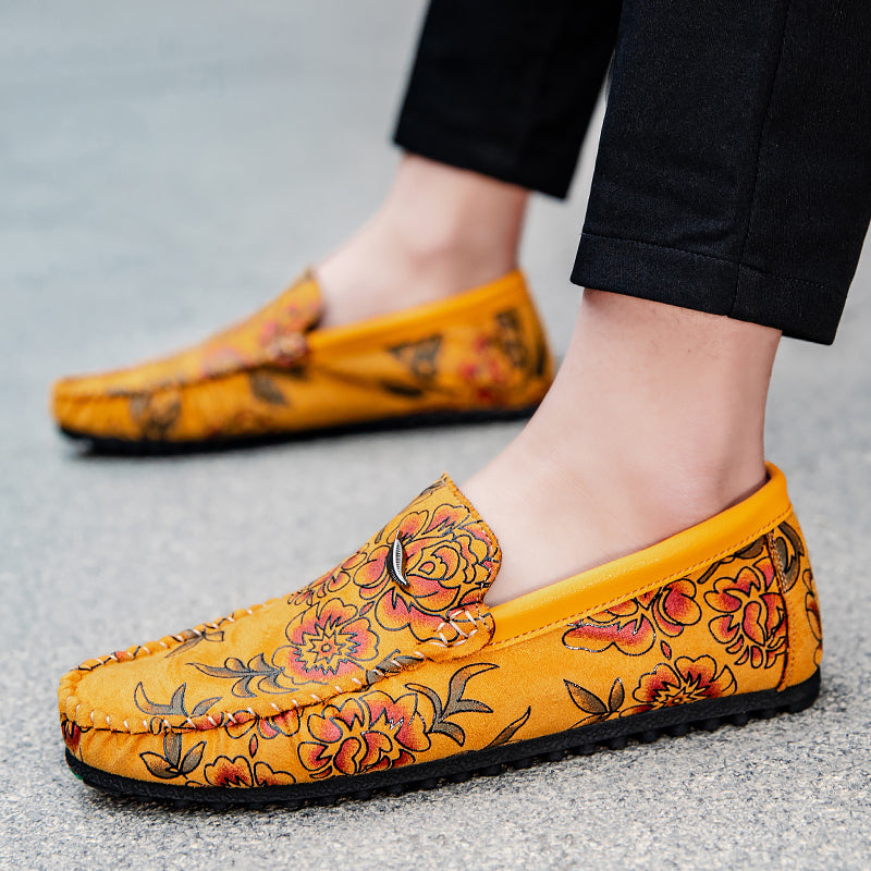 Λεοπάρδαλη Δερμάτινα Loafers
