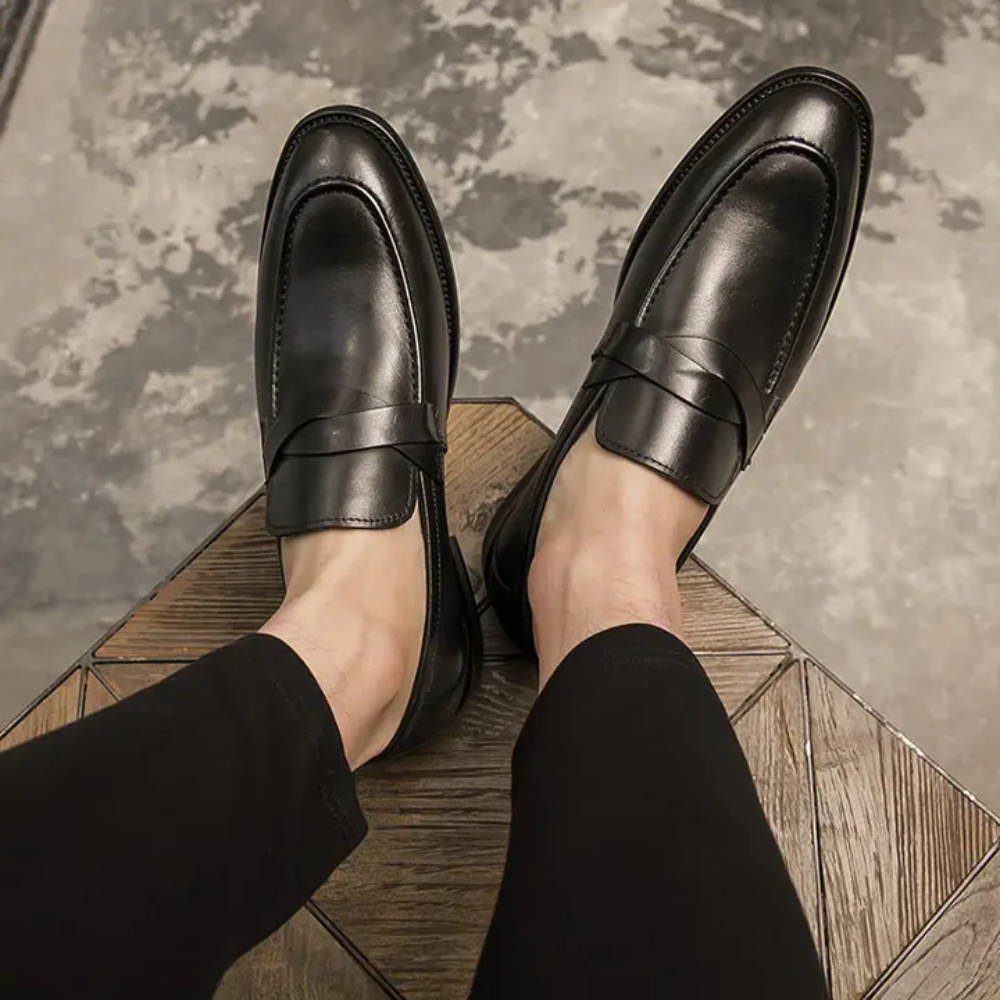 Κομψά Δερμάτινα Loafers
