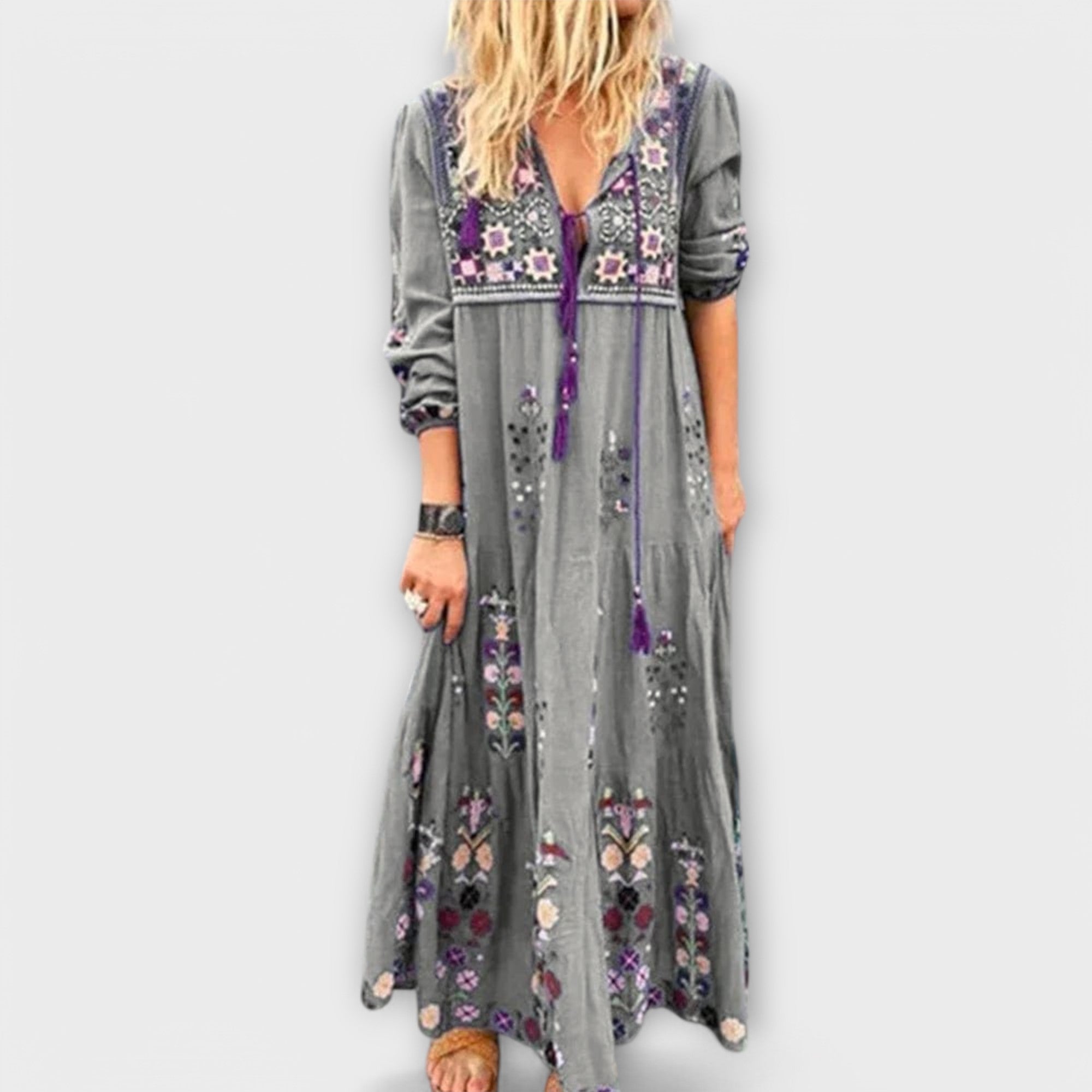 Vivi - Το Μάξι Τόρεμα Λινό Boho tis Lässig