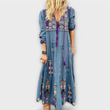 Vivi - Το Μάξι Τόρεμα Λινό Boho tis Lässig
