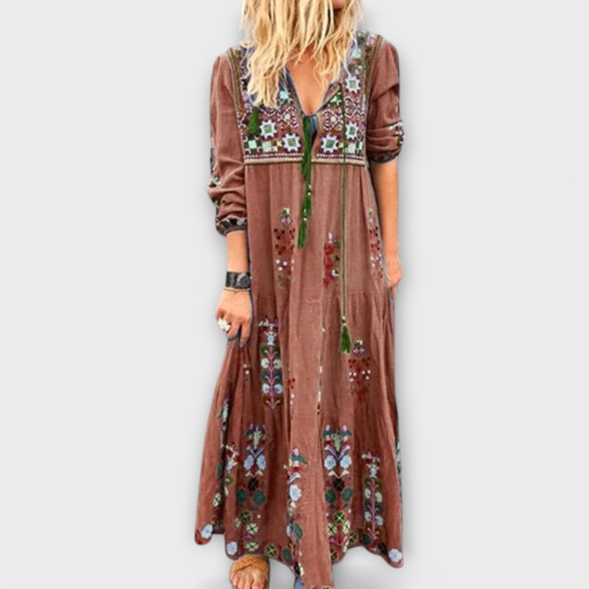 Vivi - Το Μάξι Τόρεμα Λινό Boho tis Lässig