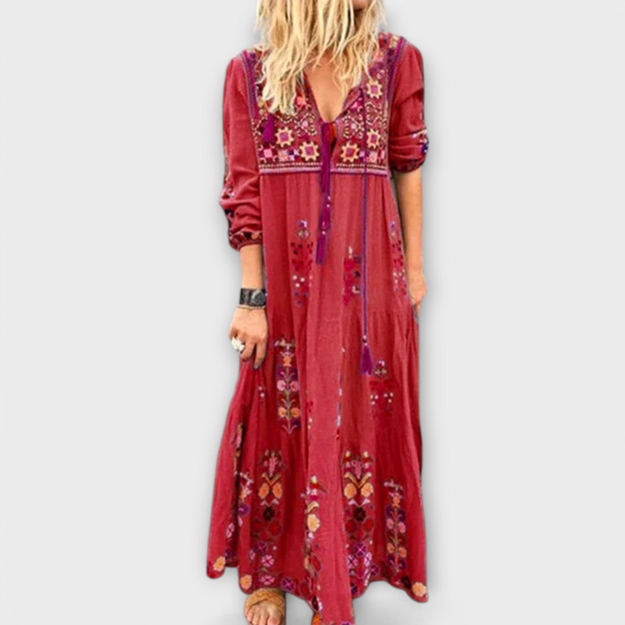 Vivi - Το Μάξι Τόρεμα Λινό Boho tis Lässig