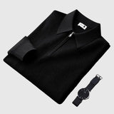 Λιμβουσέ - Elegant men's μπλούζα με φερμουάρ