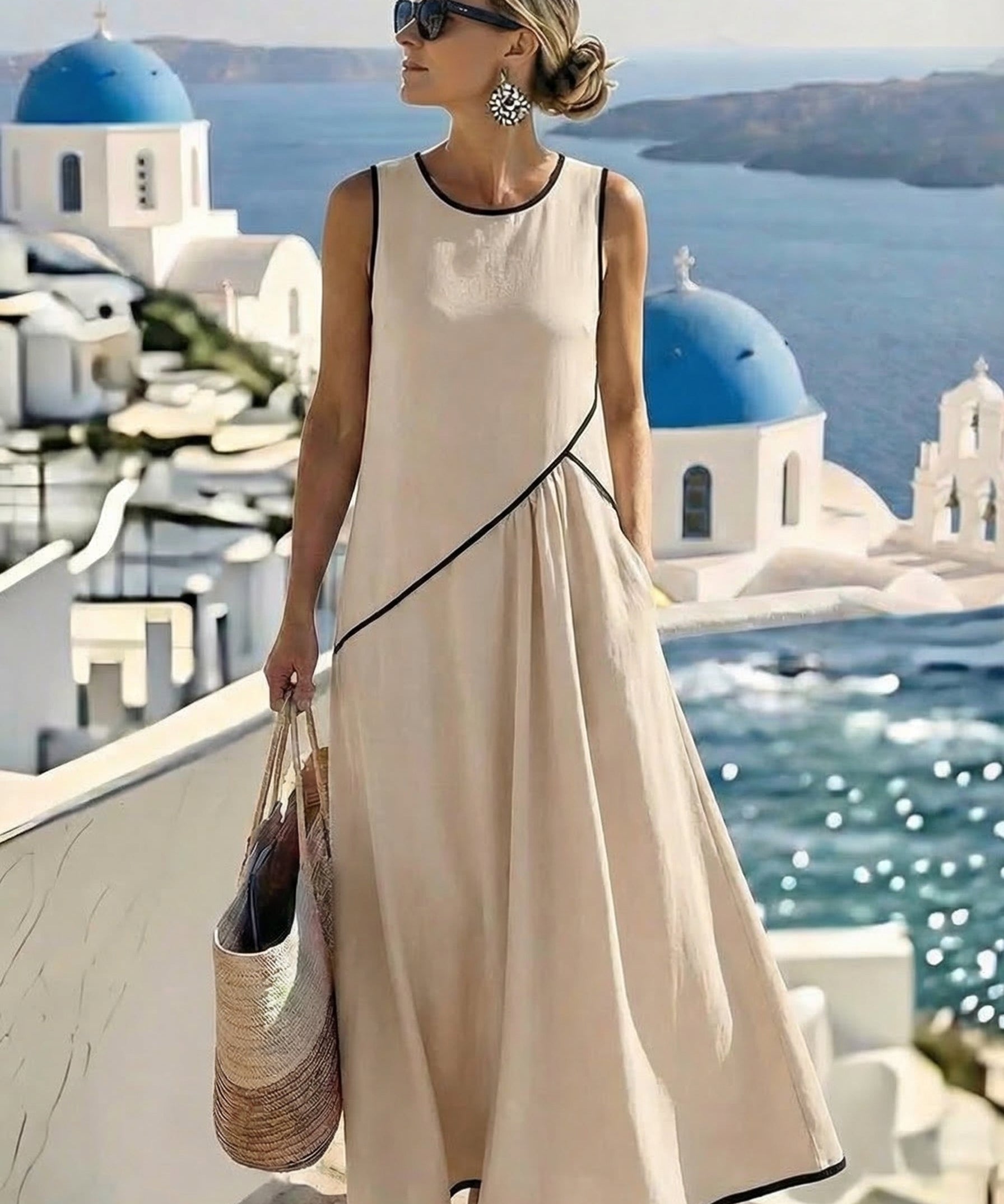 Λότε™ Καλοκαιρινό Φόρεμα με Ρίγες