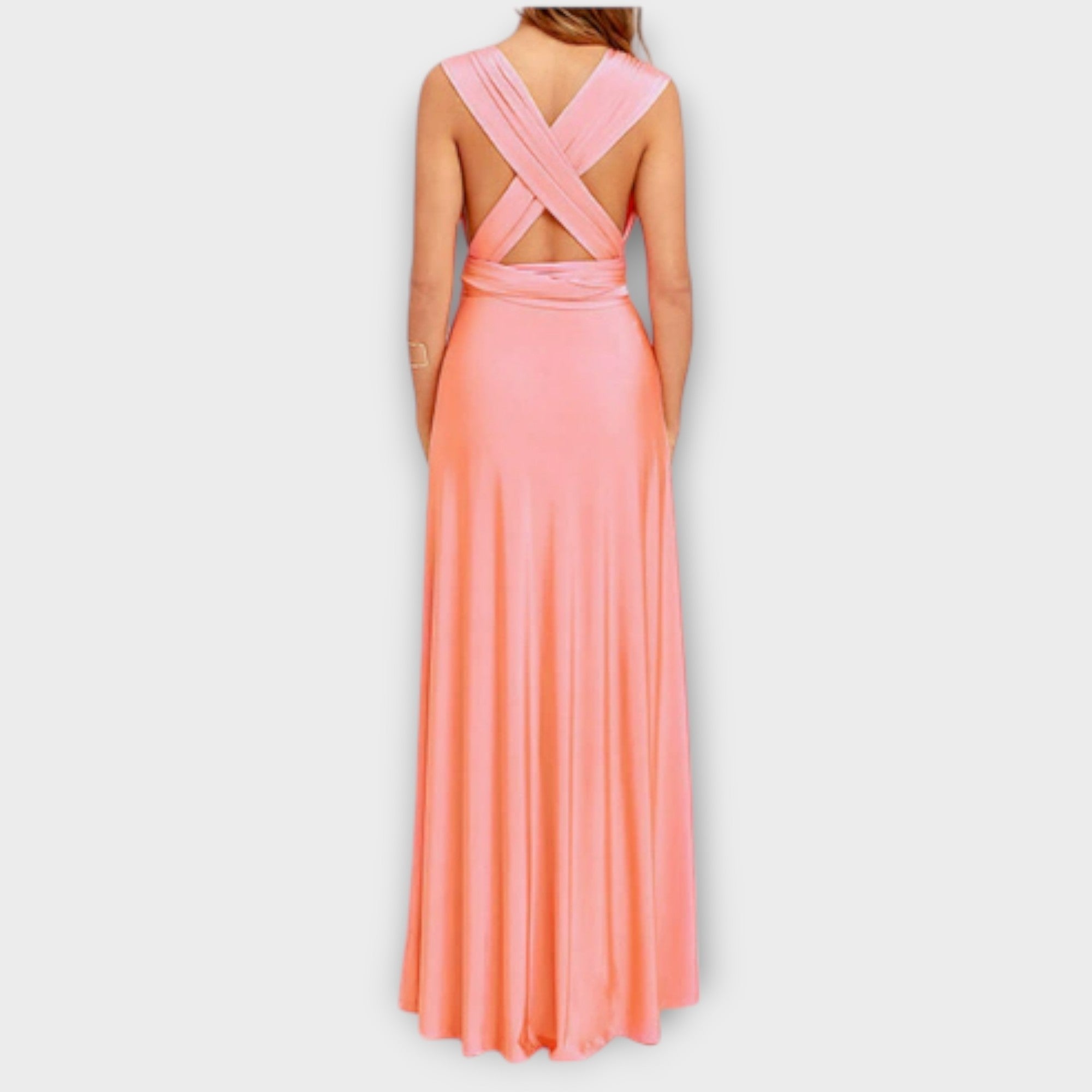 Zara - Μάξι φόρεμα με κρουαζέ τελείωμα