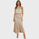 Benthe | Midi Φόρεμα με Περισσότερα Off-the-Shoulder