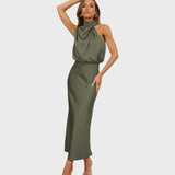 Benthe | Midi Φόρεμα με Περισσότερα Off-the-Shoulder