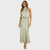 Benthe | Midi Φόρεμα με Περισσότερα Off-the-Shoulder