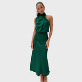 Benthe | Midi Φόρεμα με Περισσότερα Off-the-Shoulder