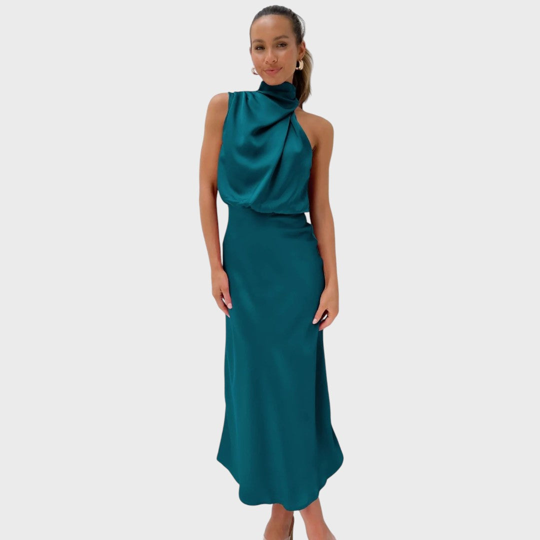 Benthe | Midi Φόρεμα με Περισσότερα Off-the-Shoulder